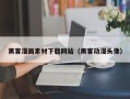 慈溪黑客漫画素材下载网站（黑客动漫头像）